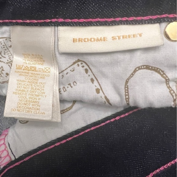 Kate Spade Jeans Womens Size 27 Dark Wash Skinny Broom Street NWT with FLAWS - Picture 3 of 10